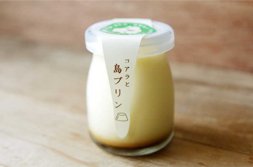 コアラと島プリン