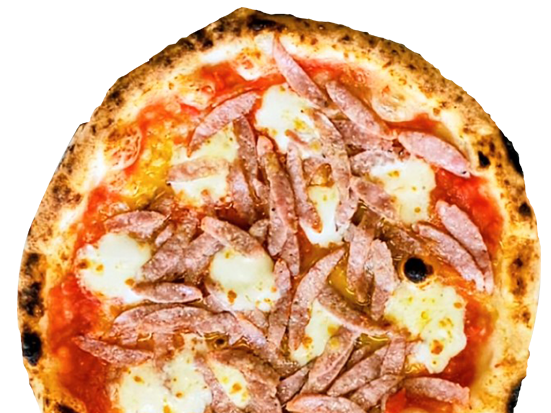 ソーセージ職人のピッツァ