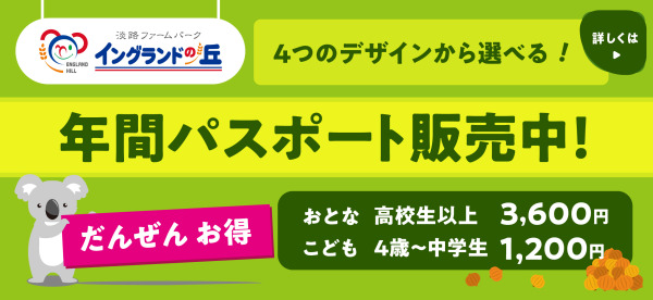 年間パスポート販売中！